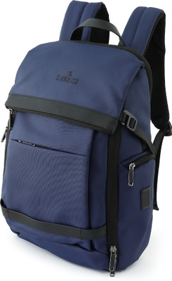 The CLOWNFISH Trek Series Laptop Bag 25 L Backpack(Blue)
