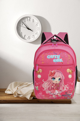 newtal Multipurpose Backpack for Travel, Office, School & Daily Use 35 L Laptop Backpack(Pink)