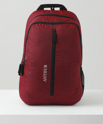 ANTHUB Laptop Backpack 1022 Travel Office Casual Use For UniSex 30 L Backpack(Red)