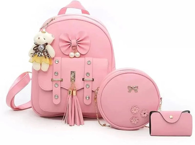 INAXA Backpack 5 L Backpack(Pink)