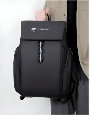 STRENDY Momentum Laptop Backpack – Water Resistant,Stylish Travel, Office Bag 30 L Laptop Backpack(Black)