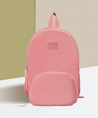 LINO PERROS Women's Everyday Peach Backpack 23 L Backpack(Pink)