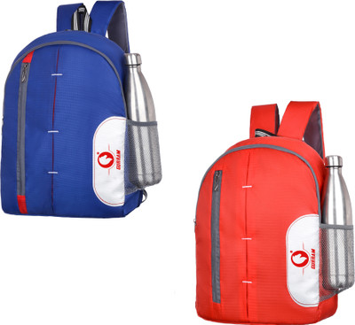 GURRAM Adventure Ready Pack 25 L Backpack(Red, Blue)