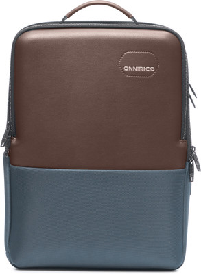 onnirico Shadow Trail Made with 1680D Polyester, Water-Resistant with Laptop Compartment 18.5 L Laptop Backpack(Brown)