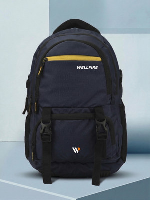 WFB Laptop Backpack Durable Travel Bag with Multi Compartment Design 35 L Laptop Backpack(Blue)