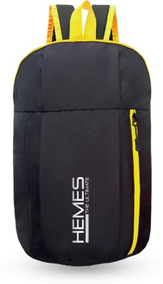 H-Hemes HU-R-PLY-Yellow_14 12 L Backpack(Black, Yellow)