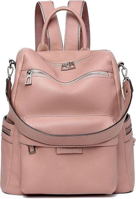 Muchova College School Backpack for Women Stylish Bag for Women 25 L Backpack(Orange)
