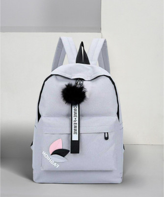 HouseOfCommon Women and Men Backpack 20 L Backpack(Grey)