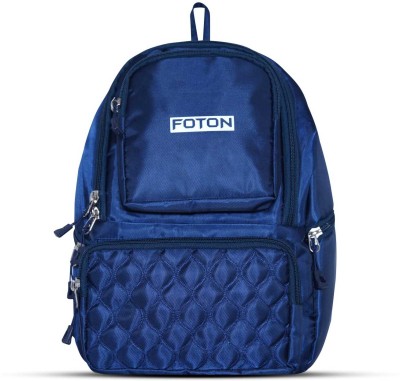 FOTON Stylish Waterproof Unisex Bag for Travel Luggage School College Office Bag 15 L Backpack(Blue)