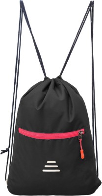 Cp Bigbasket 3-Bar-DS-Black-RedZip_12 12 L Backpack(Black, Red)