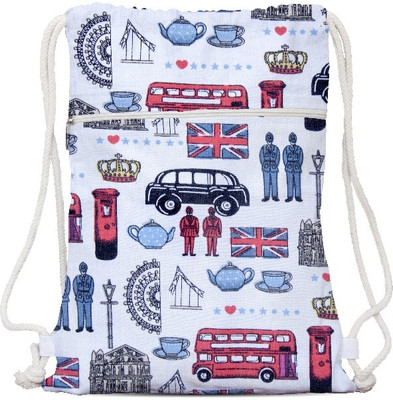 JEH BAGS London Bus - String Bag 10 L Backpack(Multicolor)