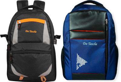 Da Tasche REX MIX BLUE 30 L Laptop Backpack(Blue, Black)