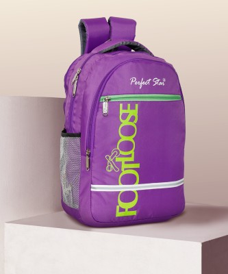 PERFECT STAR Backpack College bag School bag -3 Compartment Premium Quality { Purple} 30 L Backpack(Purple)