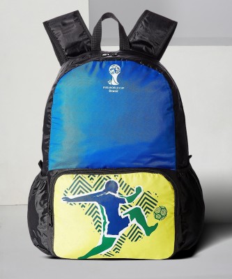 FIFA FBF-05 15.6 L Medium Laptop Backpack(Yellow, Blue)