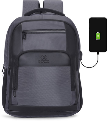 HRX by Hrithik Roshan Bange Captain Premium Laptop backpack 38 L Laptop Backpack(Grey)