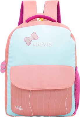 Chevin HOODIE SCHOOL BACKPACK PEACH 17 L Backpack(Pink)