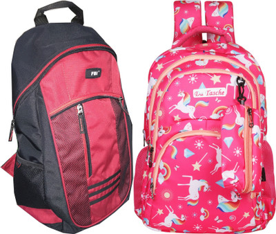 Da Tasche FBI 13 R 30 L Backpack(Multicolor, Pink)