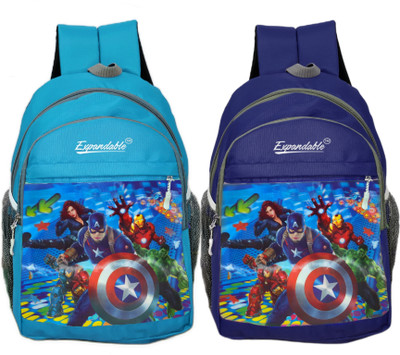 Expandable Avenger combo 30 L Backpack(Maroon)