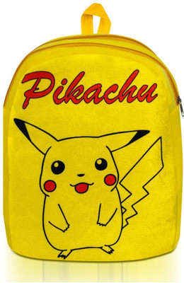 Aveek Soft Premium Quality Yellow Pikachu Bag For Kids - 36 Cm (Multicolor) Plush Bag 14 L Backpack(Multicolor)