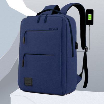IMPULSE Laptop Backpack Elite 16 Inch Laptop Backpack with USB Charging Bag for Men 25 L Laptop Backpack(Blue)