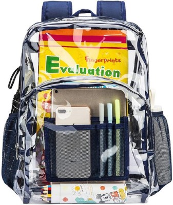 N S Enterprises PVC BP 22 L Backpack(Blue)