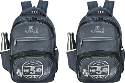 FLYSACK Everyday Versatile Casual Durable Stylish Multi-Purpose Classic Backpack 35 L Backpack(Grey, Grey)