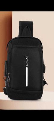 Luzian crossbody backpack 25 L Backpack(Black)