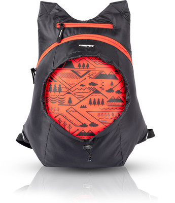 Gear Carry On 16 L Backpack(Black, Orange) Offers & Cashback
