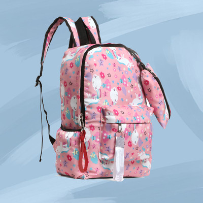 Zaxcer Backpack, School Bag for Children,Kids Backpack,School Backpack for Girl,School 15 L Laptop Backpack(White)
