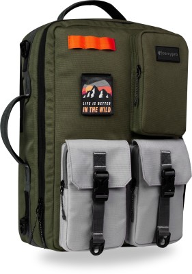 CarryPro The Pro Overnighter Backpack (30L) with Raincover 30 L Laptop Backpack(Green)