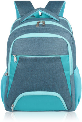 PREVAILER Water-Resistant Backpack for School, College, Travel & Casual Daily Use 30 L Laptop Backpack(Blue, Green)