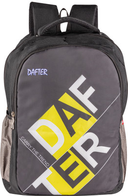 dafter Printed Casual college Backpack With Many Compartments 35 L Laptop Backpack(Black)
