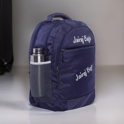 JairaJ regular size Laptop school bag college travell office bag with rain cover 40 L Backpack(Blue)