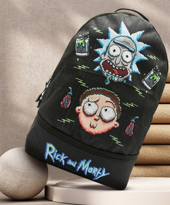 BEWAKOOF Rick & Morty 10 L Backpack(Black)