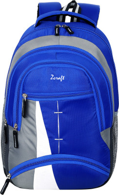 ZCRAFT spacy comfortable 4th to 10th class casual college Waterproof School Bag Waterproof School Bag(Light Blue, 35 L)