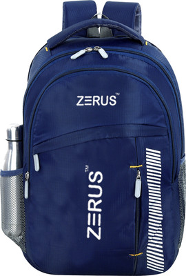 ZERUS Stylish Waterproof Bag with Laptop Sleeve Perfect for College Office & Travel 35 L Backpack(Blue)