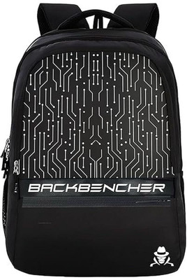 SEE-CRAFT 35L Full Printed Backpack For Girls college School Office 35 L Backpack(Black)