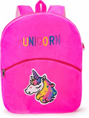 Zexsazone Soft plush premium fabric Kids Bag UNICORN-C age up to 7 year Childs bag 15 L 15 L Backpack(Pink)