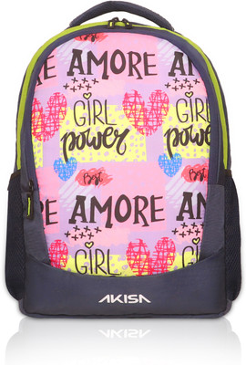 AKISA AKS-Pink-1103 32 L Backpack(Pink)