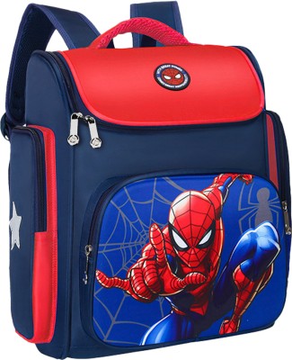 Venzina Large Capacity Spider Man Backpack for Boys Durable Waterproof School Bag Kids 6 L Backpack(Red)