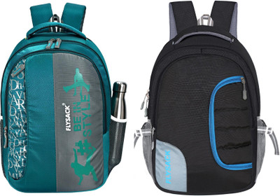FLYSACK Everyday Versatile Casual Durable Stylish Multi-Purpose Classic Backpack 35 L Backpack(Blue, Black)