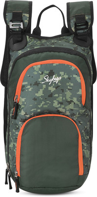 SKYBAGS Polyester 10L Offroader 03 Biking Daypack Green 10 L Backpack(Green)
