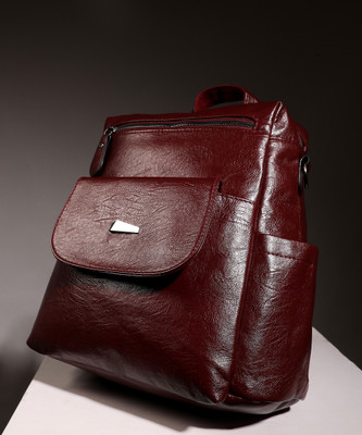 Haute Sauce The Nomad Mini Backpack - Maroon 10 L Backpack(Maroon)