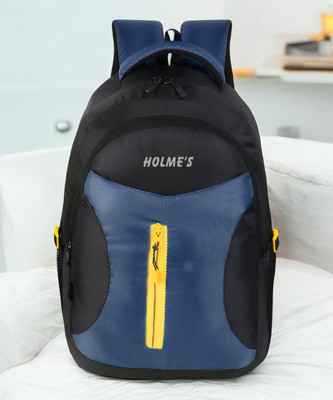 HOLME'S For Office/Business/Travel/College, Casual Bag For Men And Women(1004) 30 L Laptop Backpack(Black, Blue)