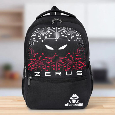 ZERUS Hacker Theme Backpack for Boys Girl Stylish School College Travel Bag 30 L Laptop Backpack(Multicolor)