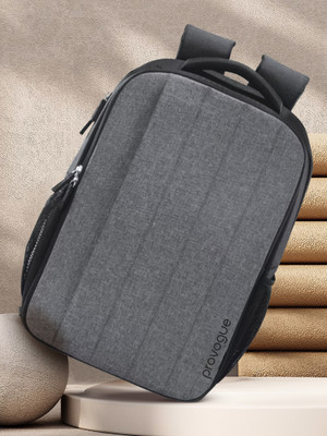 PROVOGUE 15.6 inch Expandable School Collage And Office Bag 32 L Trolley Backpack(Black, Grey)