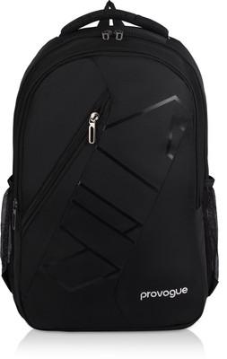 PROVOGUE Unisex Padded Office/College Backpack for 15.6 inch laptop 42 L Backpack(Black)