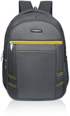 Priority Durable Dark Grey Polyester 33 L Laptop Backpack(Grey)