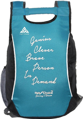 RIGHT CHOICE New Stylish look Geniouse bag for school college and causal s 10 L Backpack(Blue)