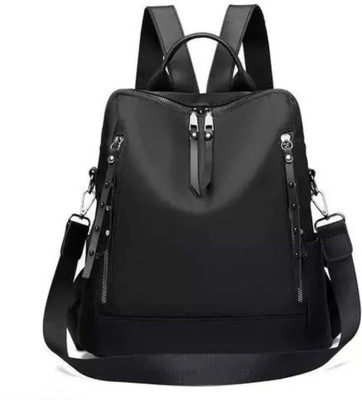 Evara Bag for Girls and Women, Latest Classic Black Backpack/School Bags/Office Bag 27 L Backpack(Black)